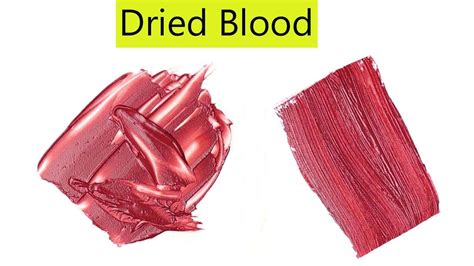 dry blood coloring ideas